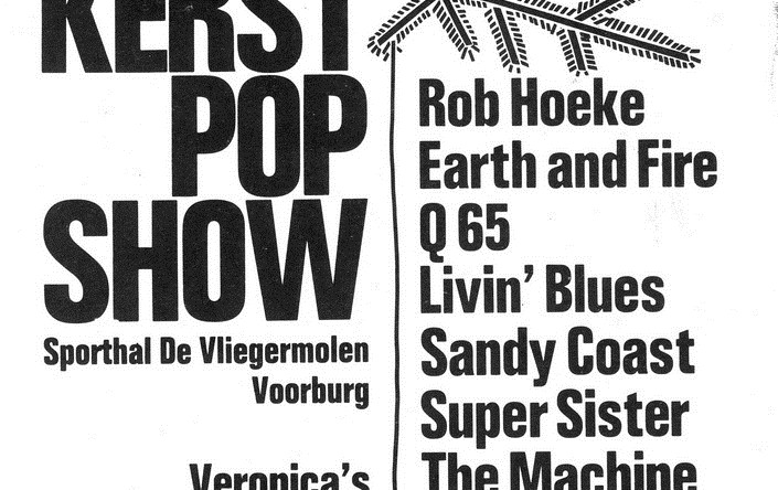 Earth and Fire Aankondiging Kerstpopshow 1966 Vliegermolen